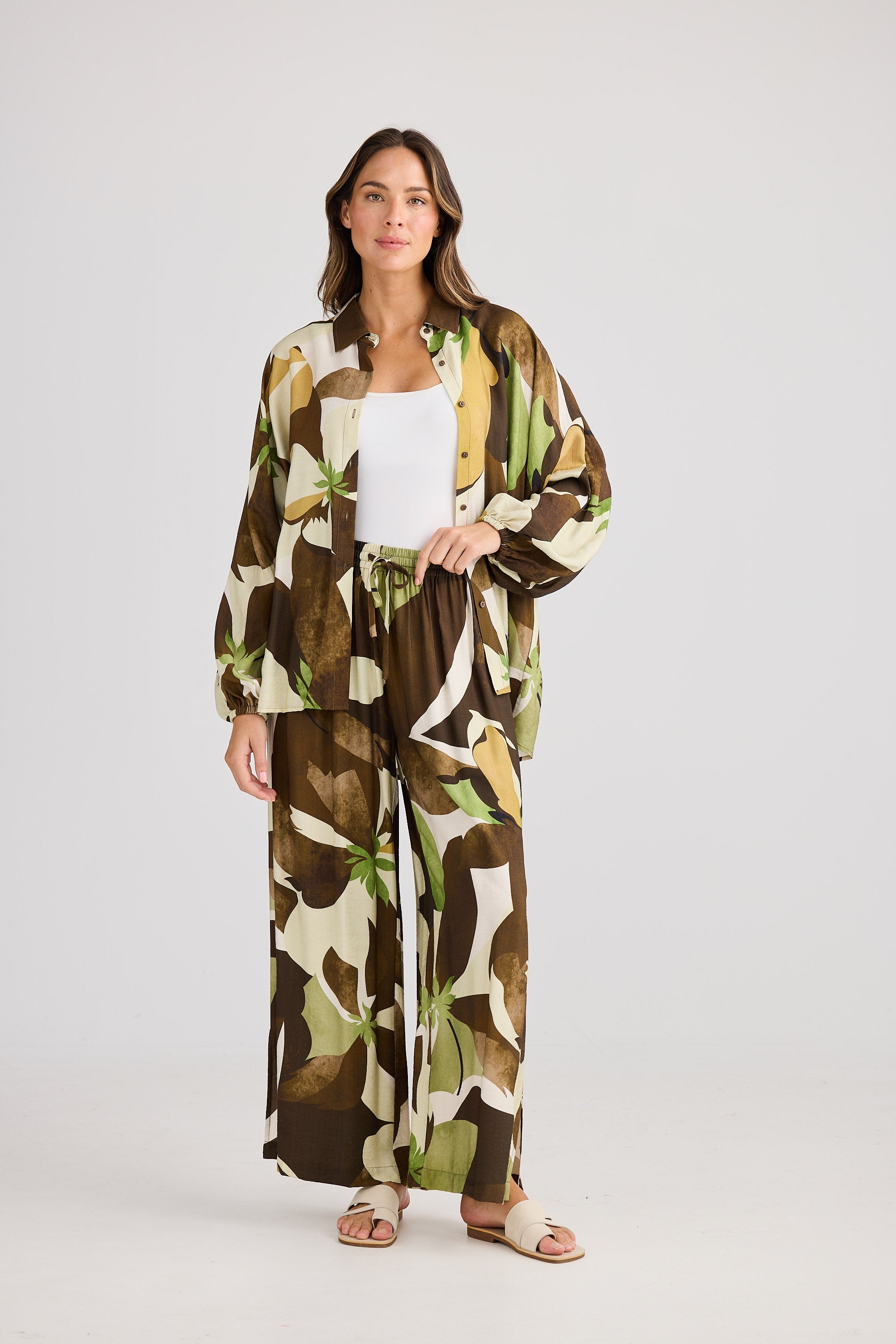 Cliffside Shirt - Jungle Print