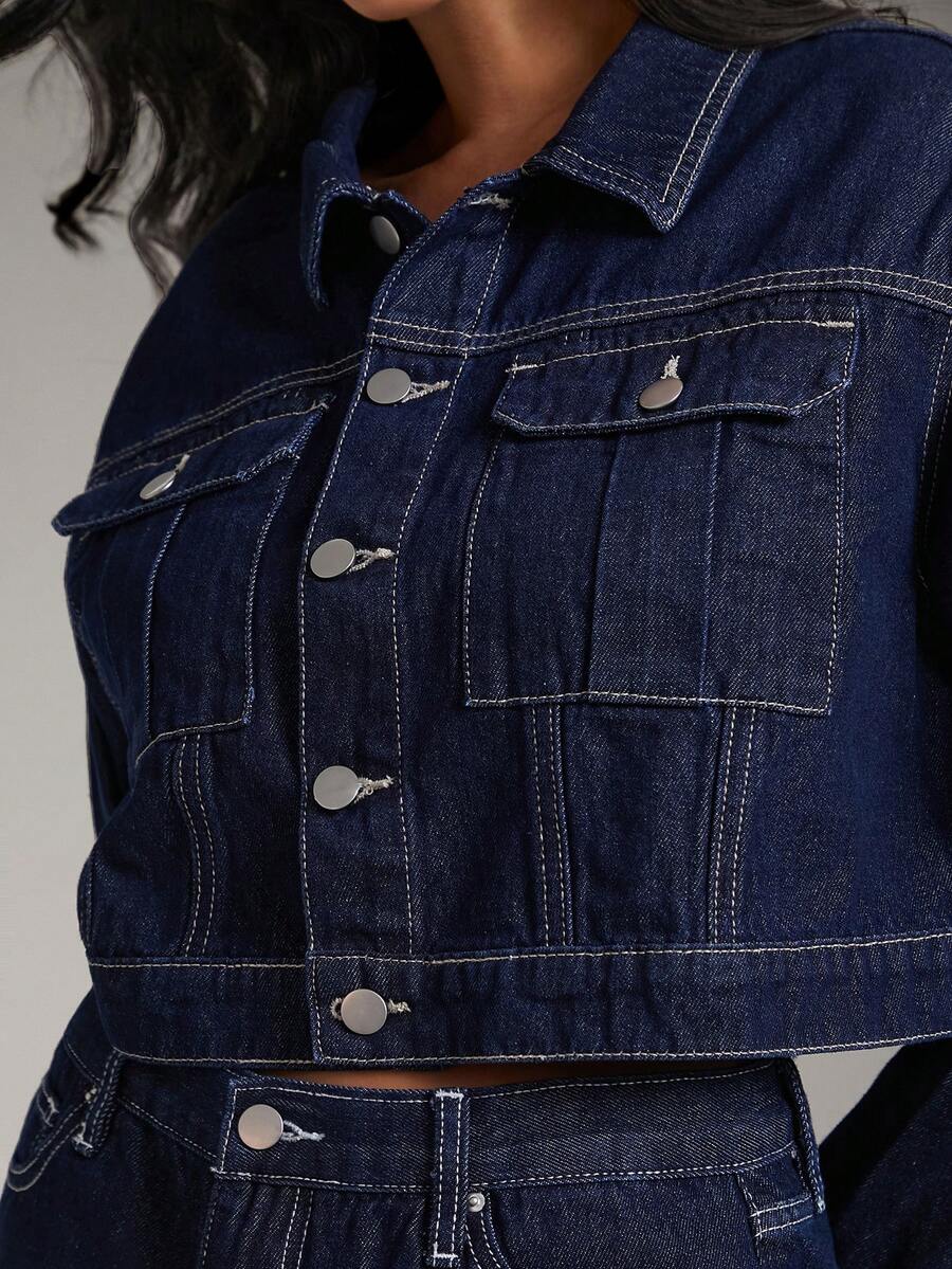 Denimoi Premium Denim Contrast Stitch Denim Set