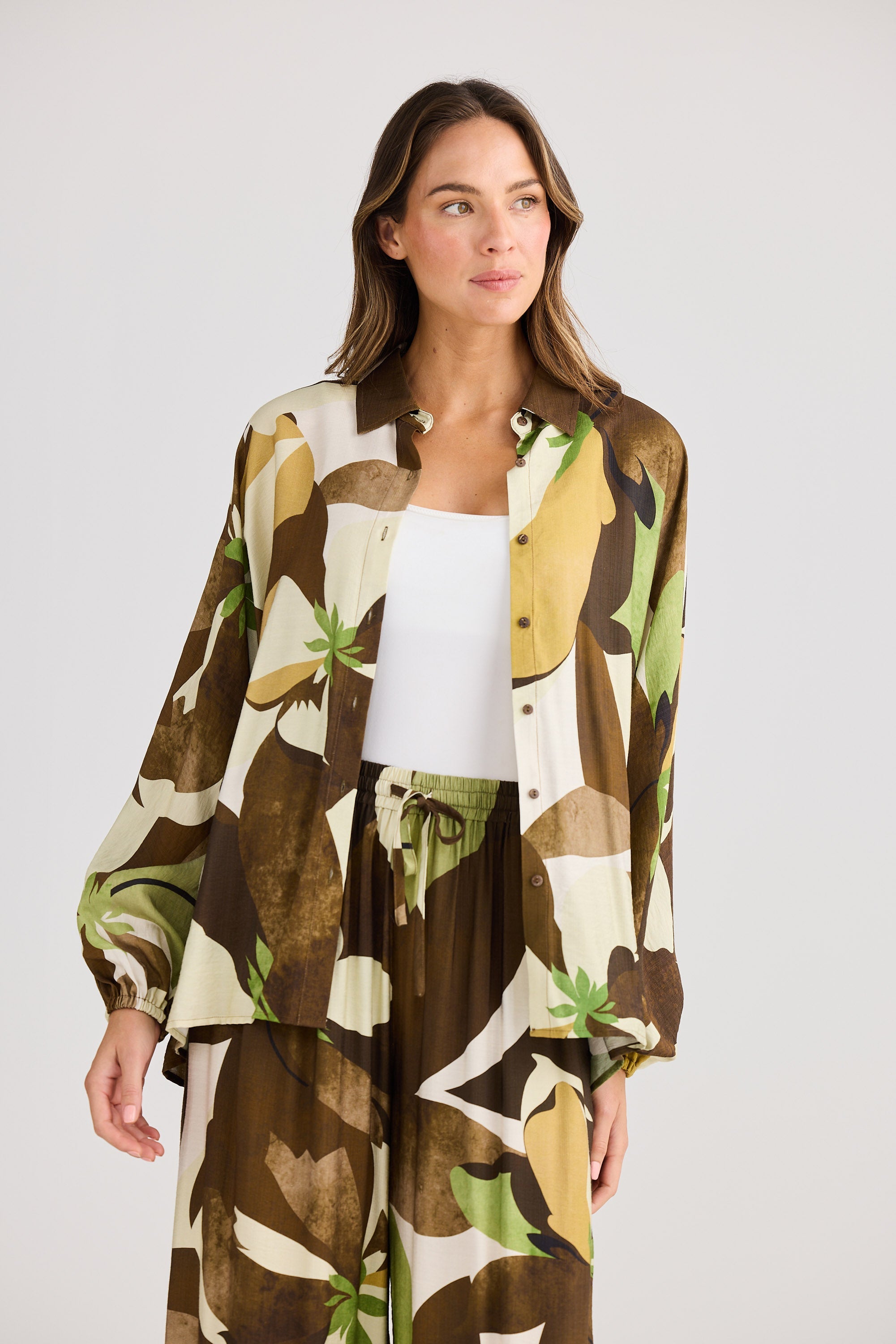 Cliffside Shirt - Jungle Print