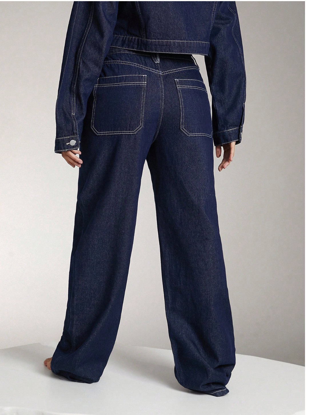 Denimoi Premium Denim Contrast Stitch Denim Set